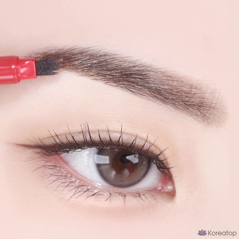 Карандаш для бровей Merythod Tattoo Eyebrow Pencil, оттенок Natural Brown, 1 шт.