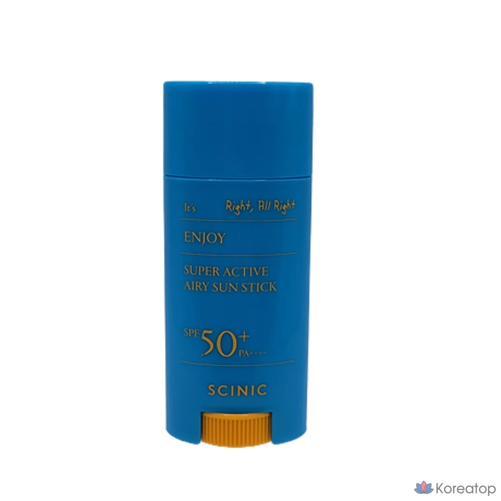 Солнцезащитный стик Scinic Enjoy Super Airy Sunstick SPF50+ PA++++, 15 г, 1 шт.