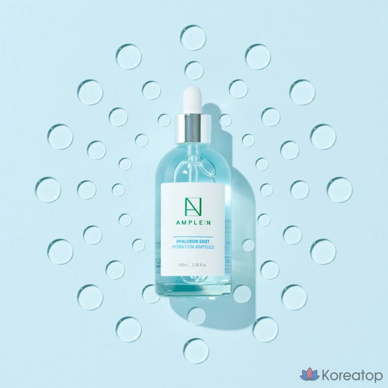 Ампульная сыворотка AMPLE:N Hyaluron Shot Moisture Ampoule, 100 мл, 1 шт., фото 2