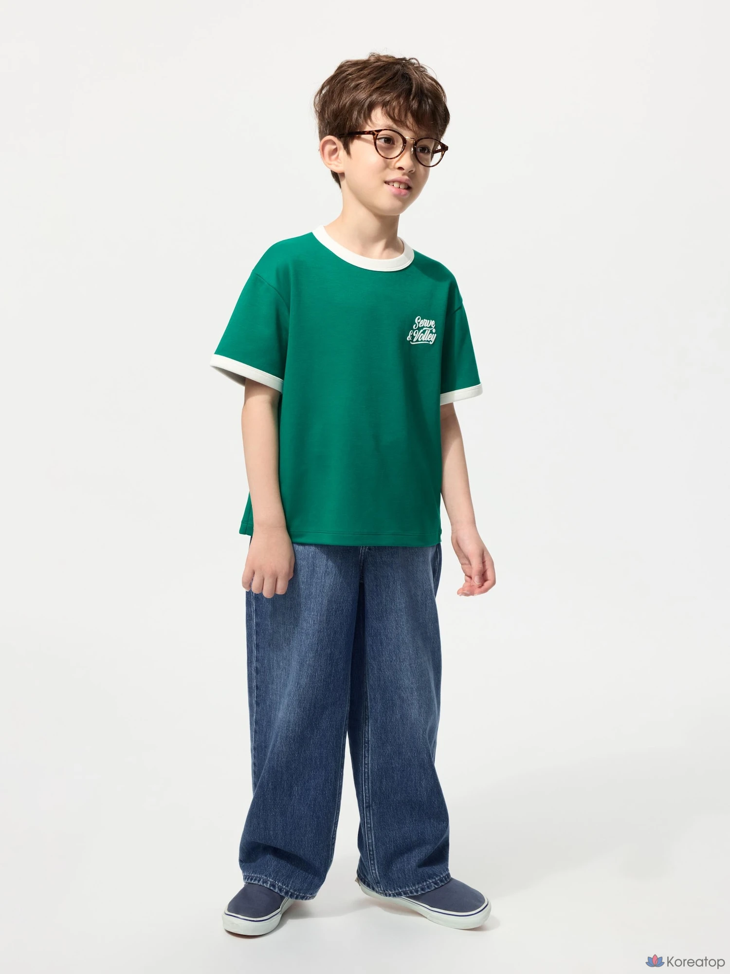 Футболка детская Uniqlo AIRism Cotton Graphic Crew Neck T