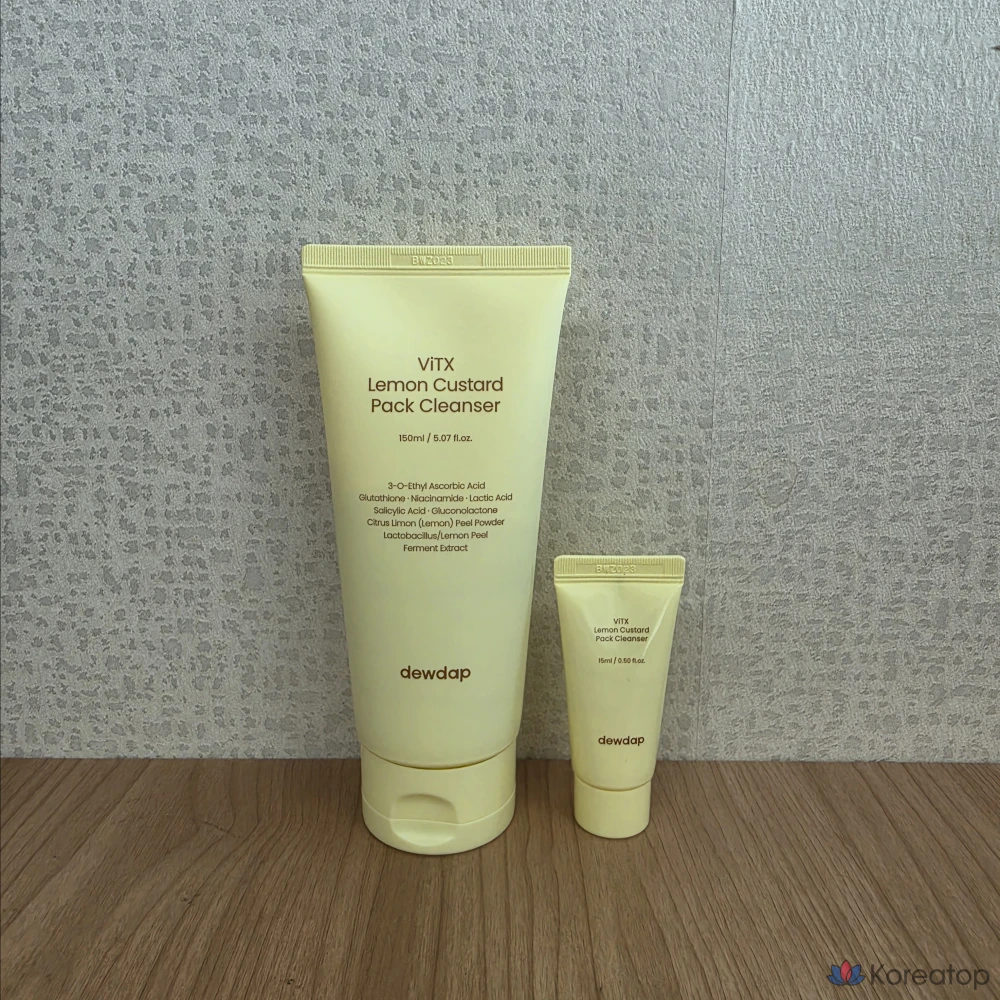 Очищающая пенка dewdap By Tix Lemon Custard Pack Cleanser, 150 мл, 1 шт.