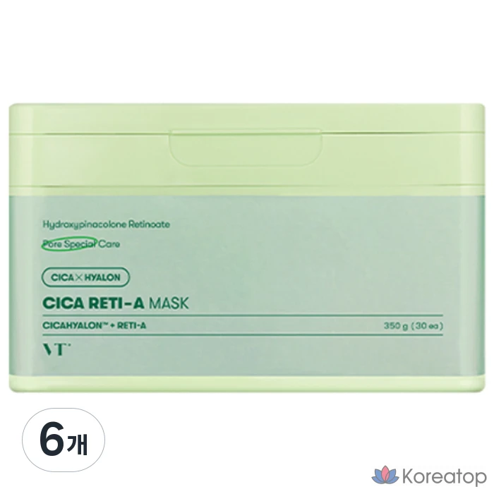 V-Tikosmetic Cicaretti-Маска для лица, 6 штук, 30 штук