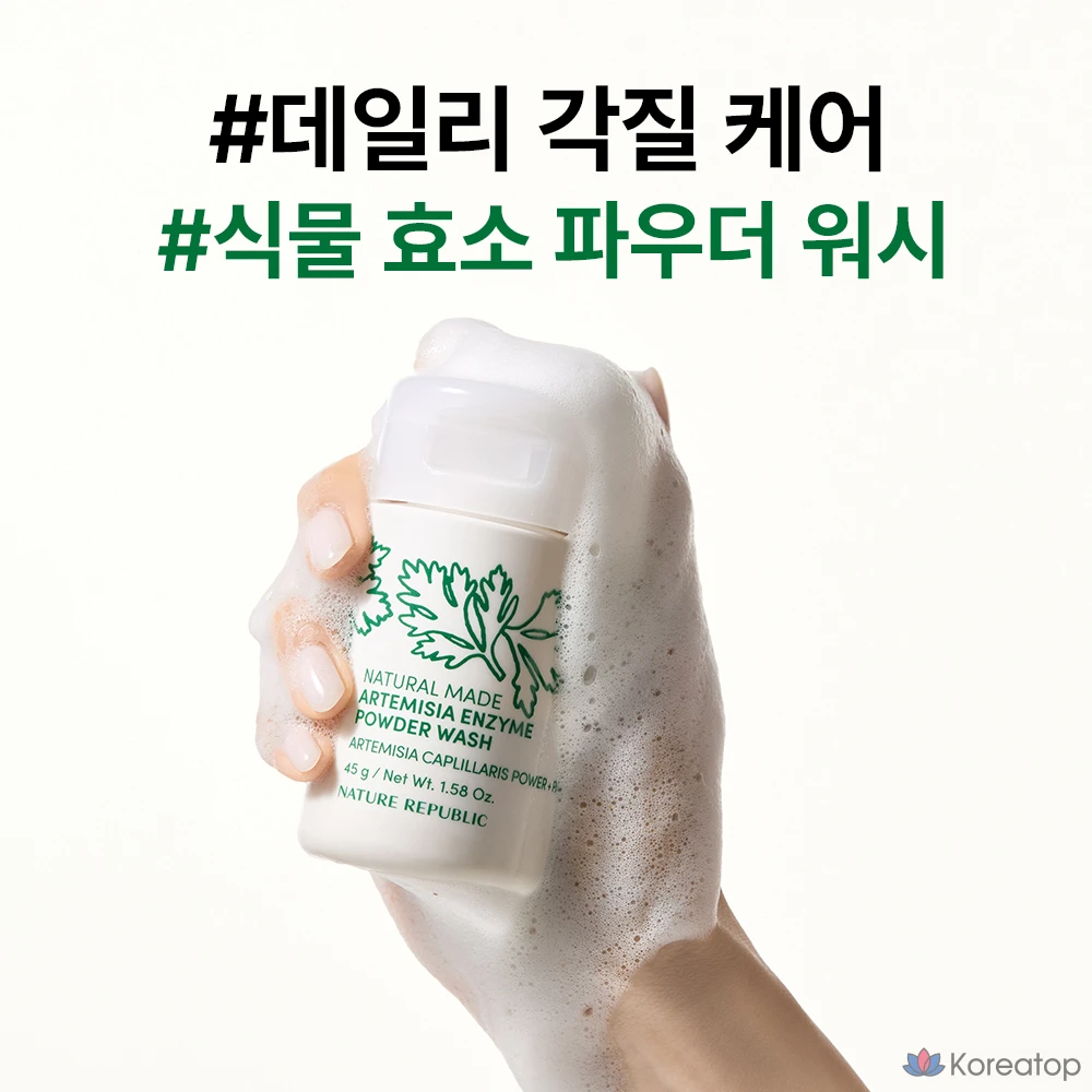 Пенка для умывания Nature Republic Natural Made Artemisia Enzyme Powder Wash, 45 г, 1 шт.