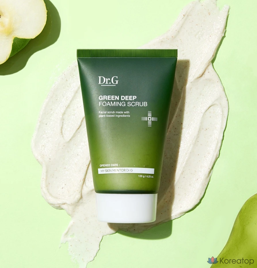 Скраб для лица Dr. G Green Deep Foaming Scrub, 120 г, 1 шт.