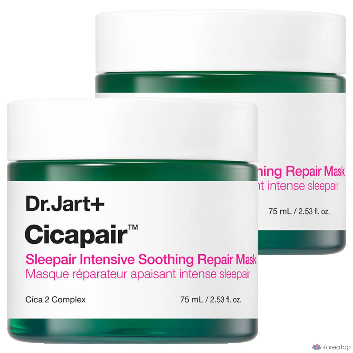 Тканевая маска для лица Dr. Jart+ Cicapair Sleepair Intensive Soothing Repair Mask, 75 мл, 2 шт.
