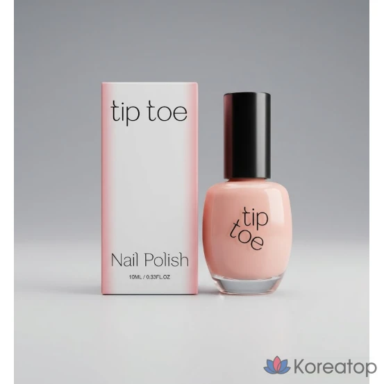 Лак для ногтей Tip Toe Syrup & Paint & Shimmer Nail Polish, оттенок 219 Bubblegum, 10 мл, 1 шт.
