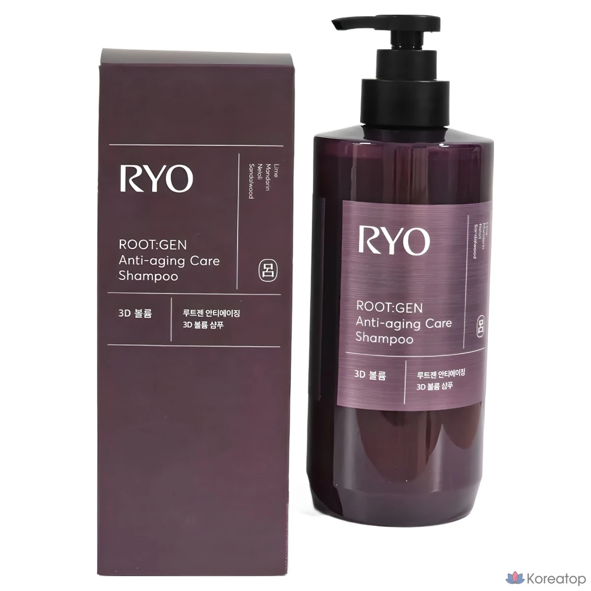 Шампунь Ryo Root:Gen Anti-Aging 3D Volume Shampoo, 550 мл, 1 шт.