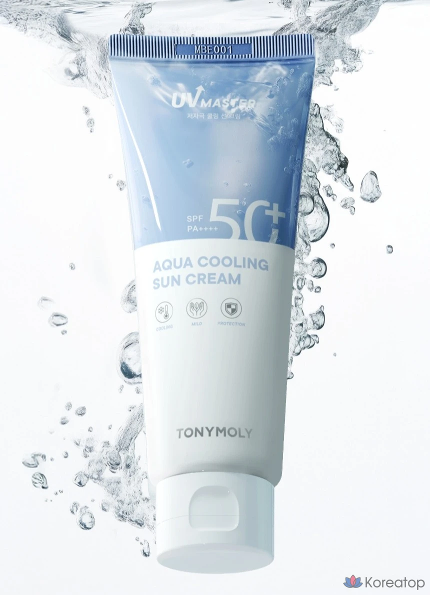 Солнцезащитный крем Tony Moly UV Master Aqua Cooling Sun Cream SPF50+ PA++++, 150 мл, 1 шт., фото 2