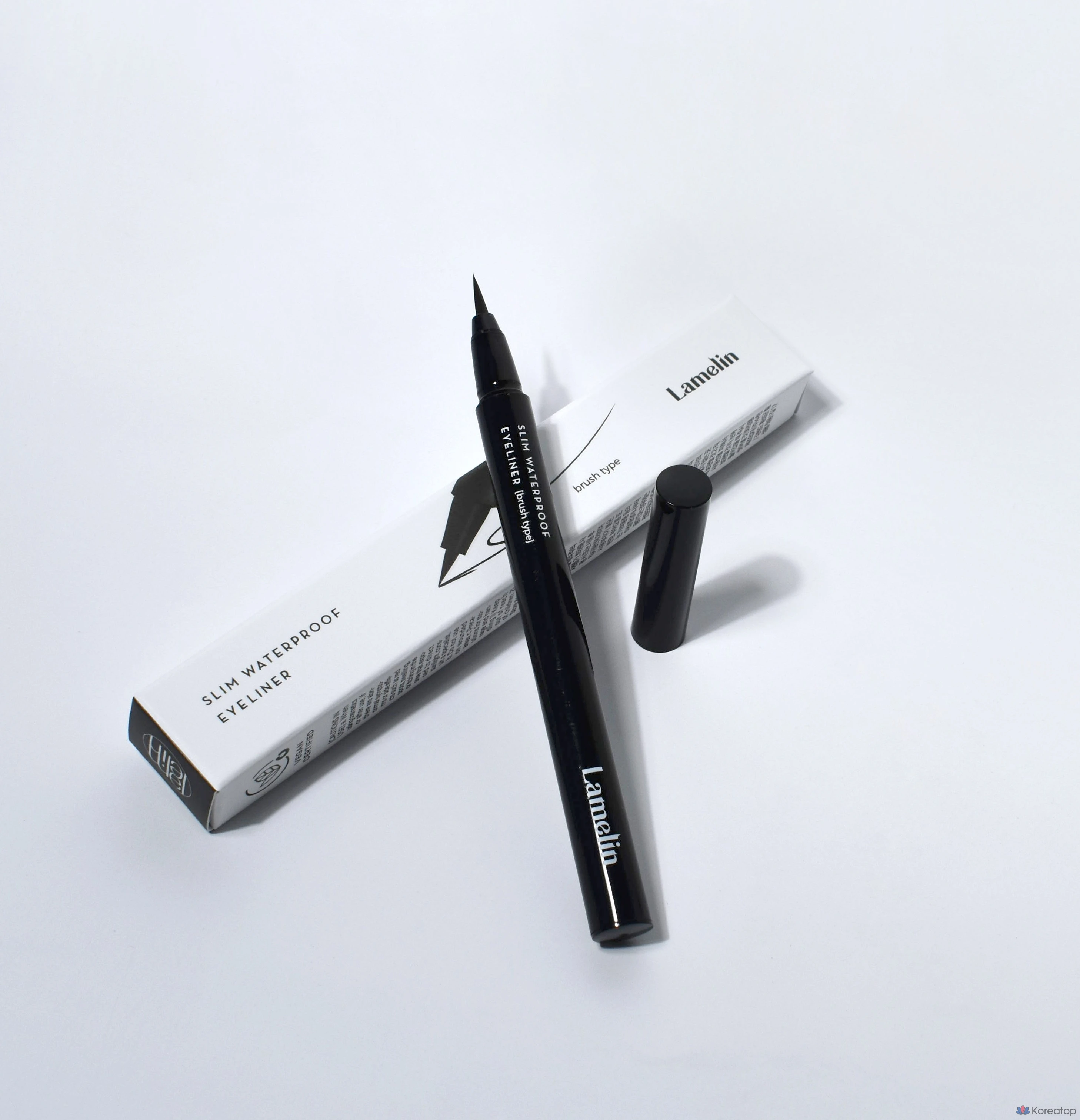 Айлайнер Lamelin Slim Waterproof Eyeliner, оттенок Black, 0.5 г, 1 шт.
