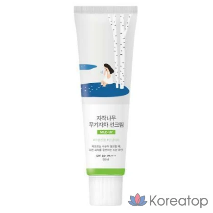 Солнцезащитный крем Round Lab Birch Juice Moisturizing Sunscreen, 50 мл, 1 шт.