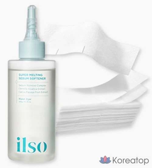 Набор для ухода Ilso Super Melting Sebum Softener + Cotton Pads 2-piece Set, 150 г + 40 шт., 1 шт.