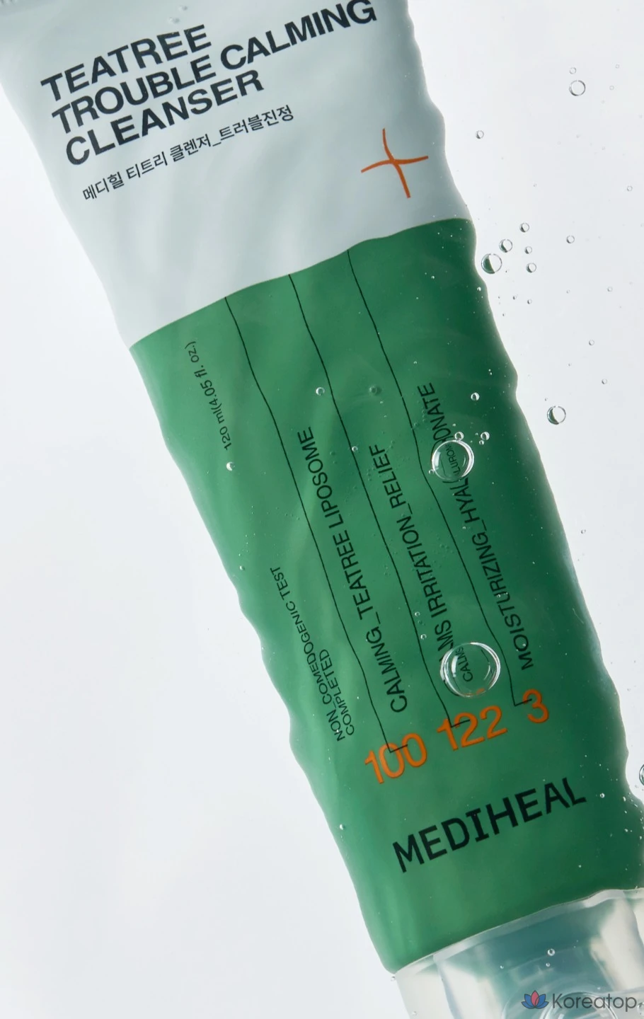 Очищающая пенка MEDIHEAL Tea Tree Trouble Calming Cleansing Foam, 120 мл, 1 шт.