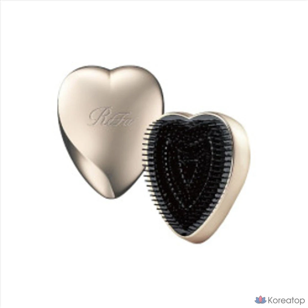Щетка для волос ReFa Heart Brush, Mat Black, 1 шт.