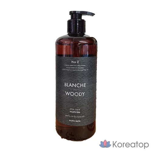 Гель для душа Happy Bath Martini Skin Care Perfume Body Wash, аромат Blanche &amp; Woody, 900 г, 1 шт.