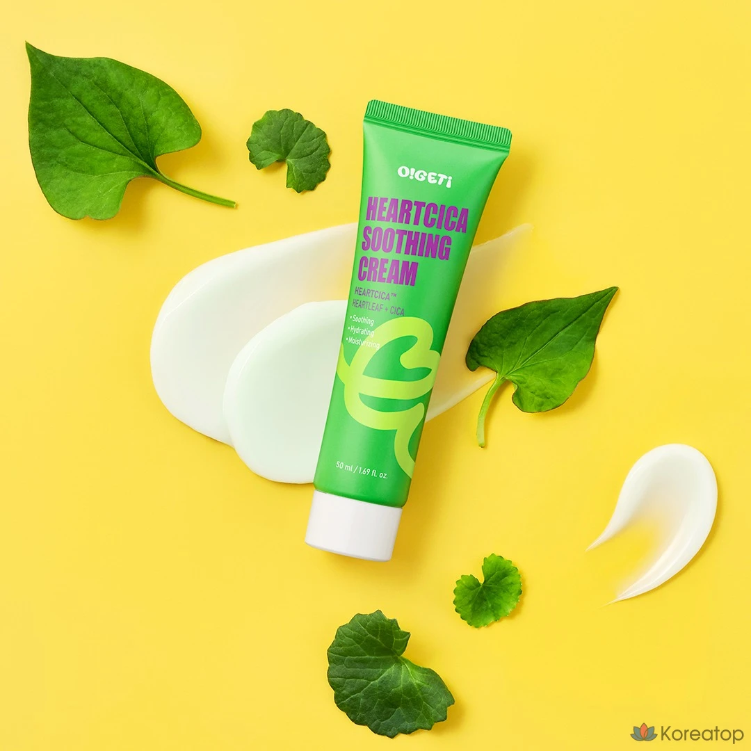 Успокаивающий крем O!GETi Heart Cica Soothing Cream, 50 мл, 1 шт.