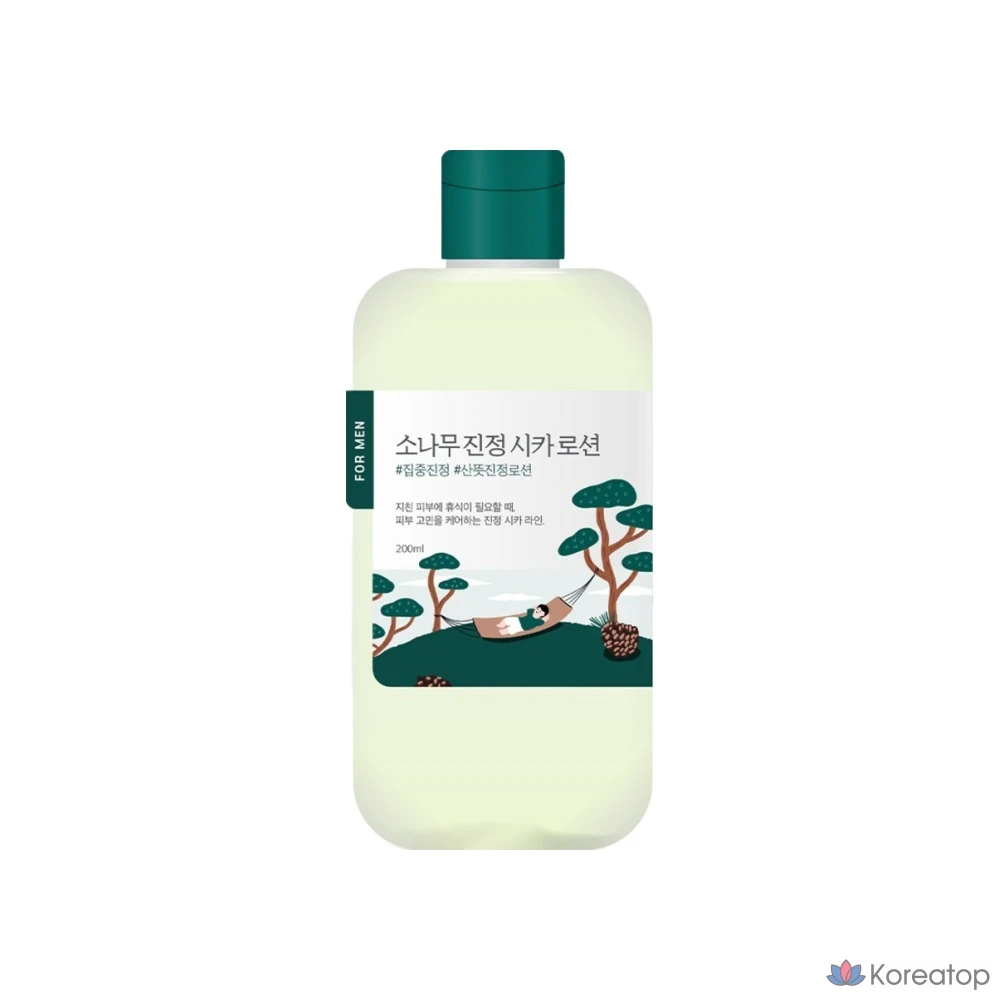 Лосьон для лица Round Lab For Men Pine Calming Cica Lotion, 200 мл, 1 шт., фото 2