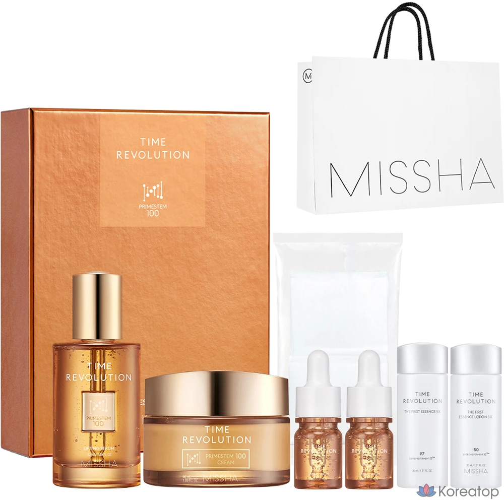 Набор для ухода Missha Time Revolution Prime Stem 100 2-piece Set, 1 шт.