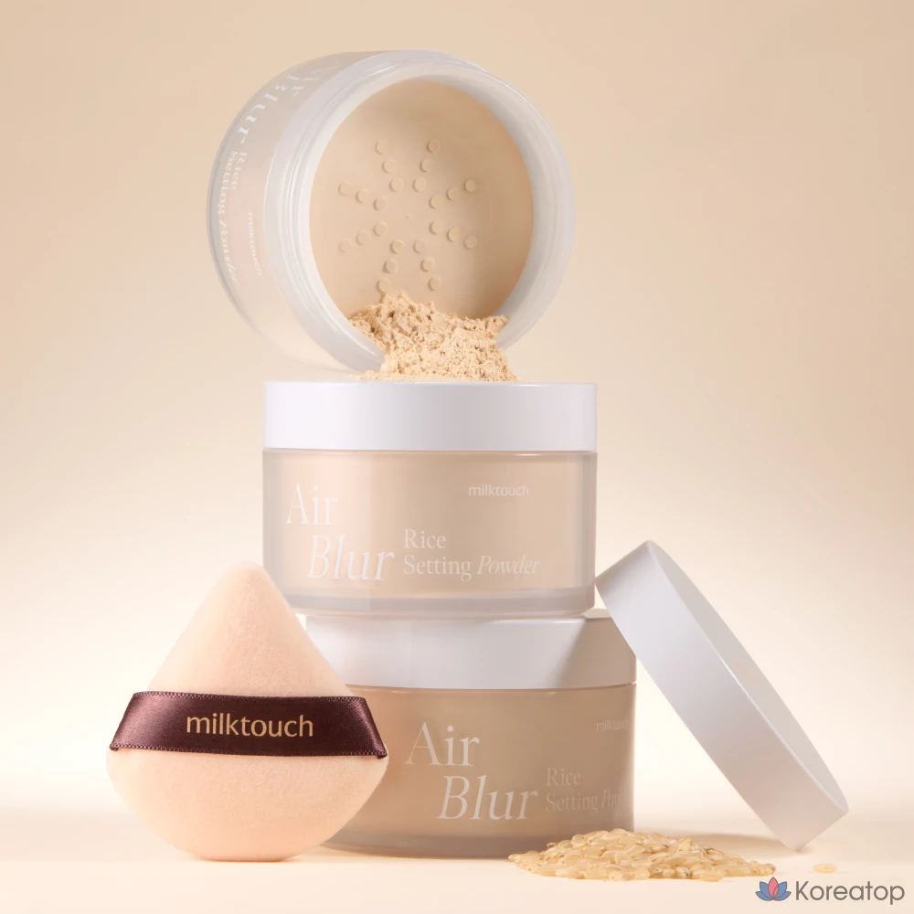 Пудра Milk Touch Air Blur Rice Setting Powder Mini, оттенок Transparent, 8 г, 1 шт.