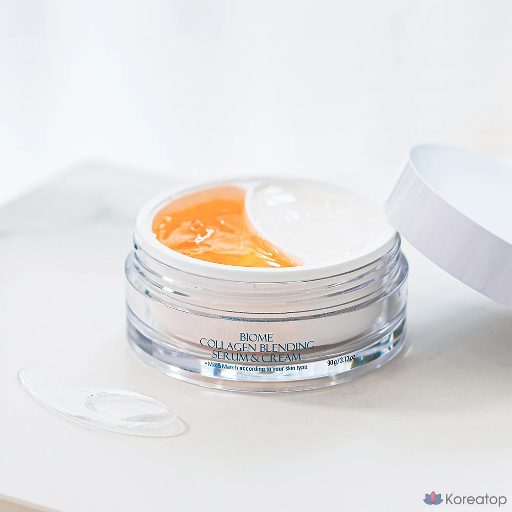 Сыворотка и крем Prreti Biome Collagen Blending Serum &amp; Cream, 90 г, 1 шт.