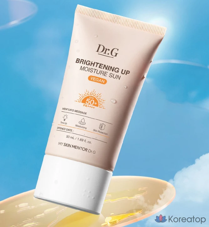 Солнцезащитный крем Dr. G Brightening Up Moisture Sun Cream SPF50+ PA++++, 50 мл, 1 шт.