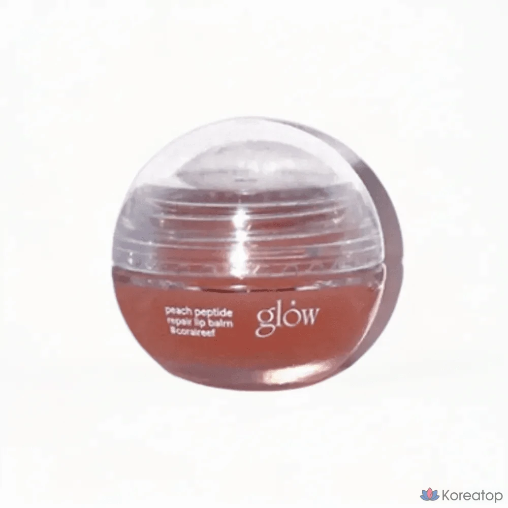 Бальзам для губ Glow Peach Peptide Lip Balm, оттенок Coral Leaf, 8 г, 1 шт.
