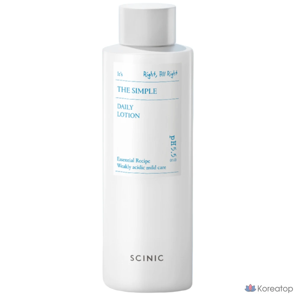Лосьон для лица Scinic The Simple Daily Lotion, 300 мл, 1 шт.