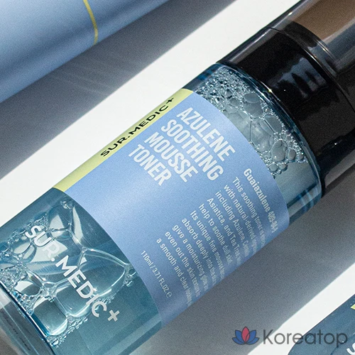 Тонер SUR.MEDIC+ Azulene Soothing Mousse Toner, 110 мл, 1 шт.