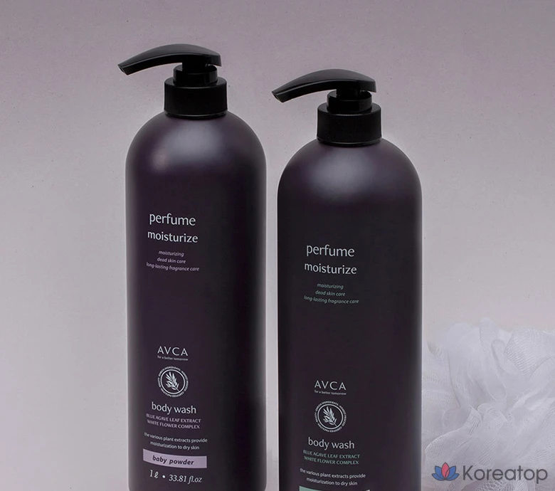 Гель для душа AVCA Perfume Body Wash Baby Powder, 1 л, 1 шт.