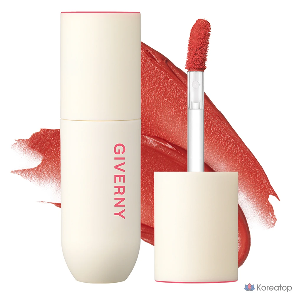 Тинт для губ Giverny Fluffy Sheer Tint, оттенок 02 Spring Coral, 3.5 г, 1 шт.