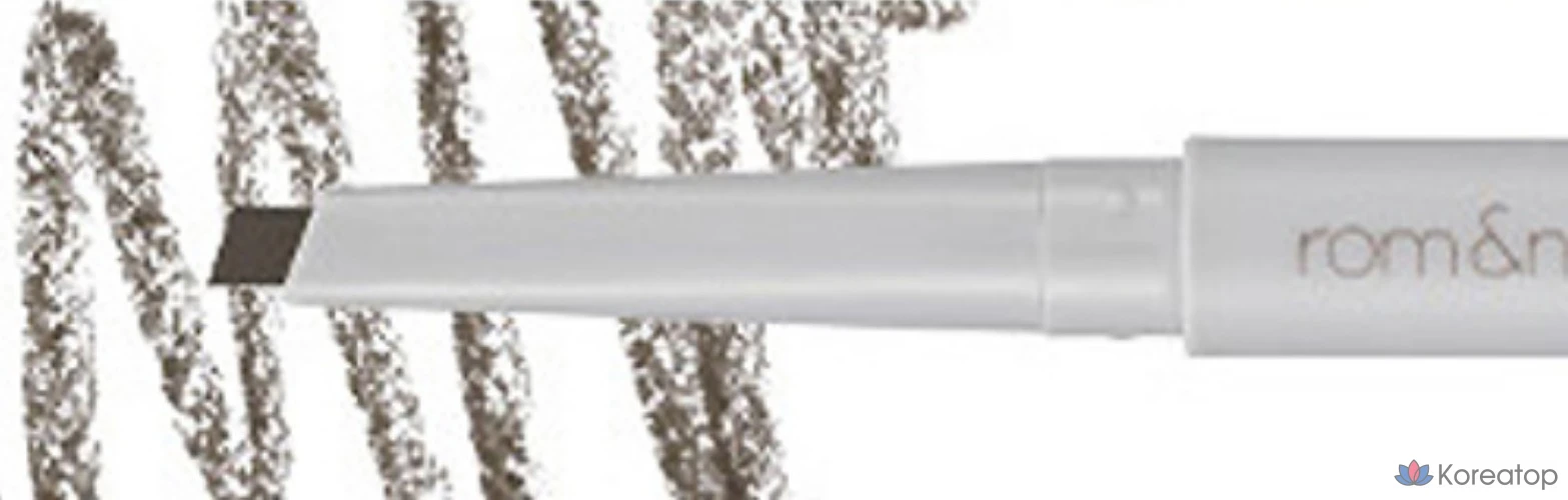 Карандаш для бровей ROM&ND Han All Flat Auto Brow Pencil, оттенок C2 Grace Top, 0.17 г, 1 шт., фото 2