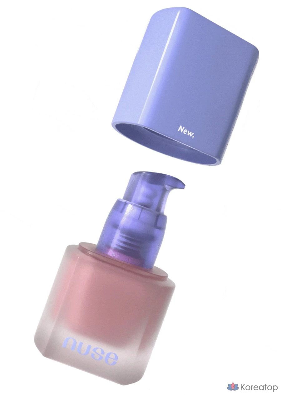 Тинт для щёк nuse Liquid Care Cheek, оттенок 07 Plum Pot, 16 мл, 1 шт., фото 5