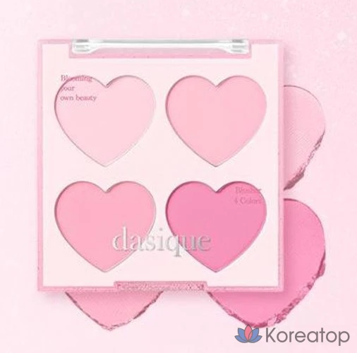 Румяна Dasique Blending Mood Cheek, оттенок 14 Love Heart, 8 г, 1 шт., фото 2