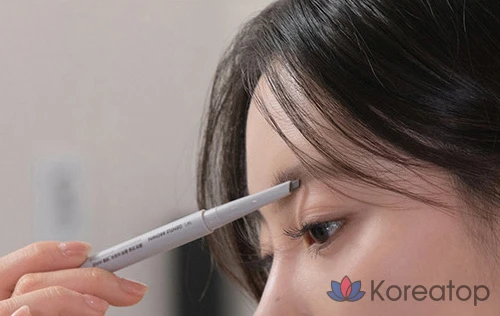 Карандаш для бровей ROM&ND Han All Flat Auto Brow Pencil, оттенок C2 Grace Top, 0.17 г, 1 шт., фото 8
