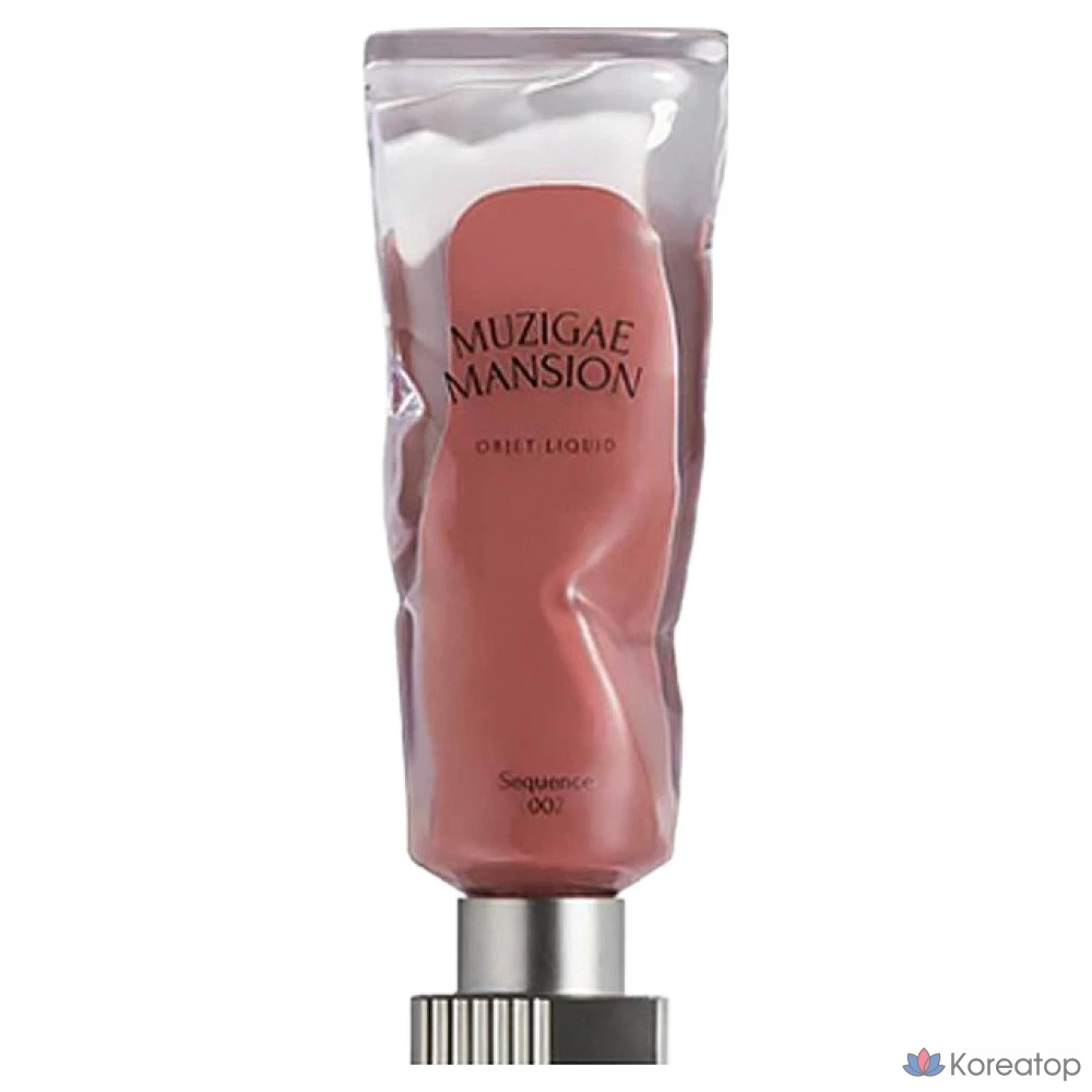 Тинт для губ Muzigae Mansion Objet Liquid Tint, оттенок 002 Sequence, 6 мл, 1 шт.