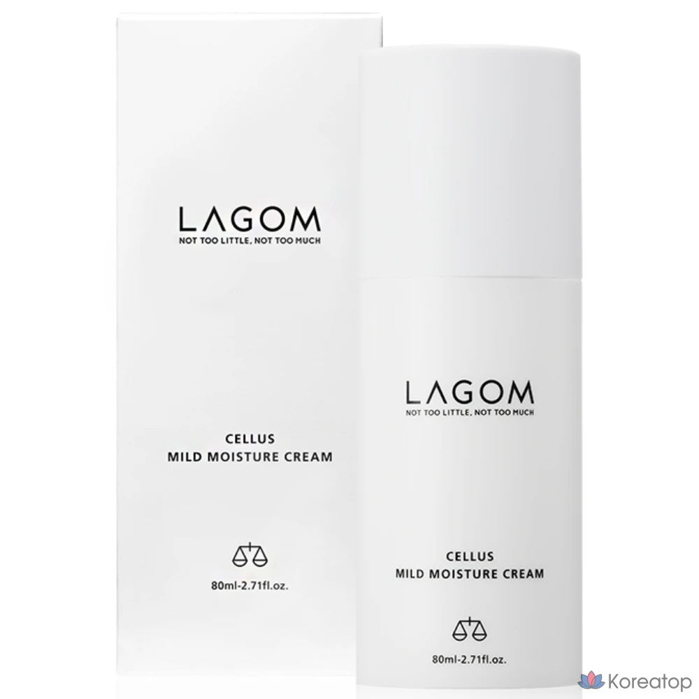 Крем для лица LAGOM Cellus Mild Moisture Cream, 80 мл, 1 шт.