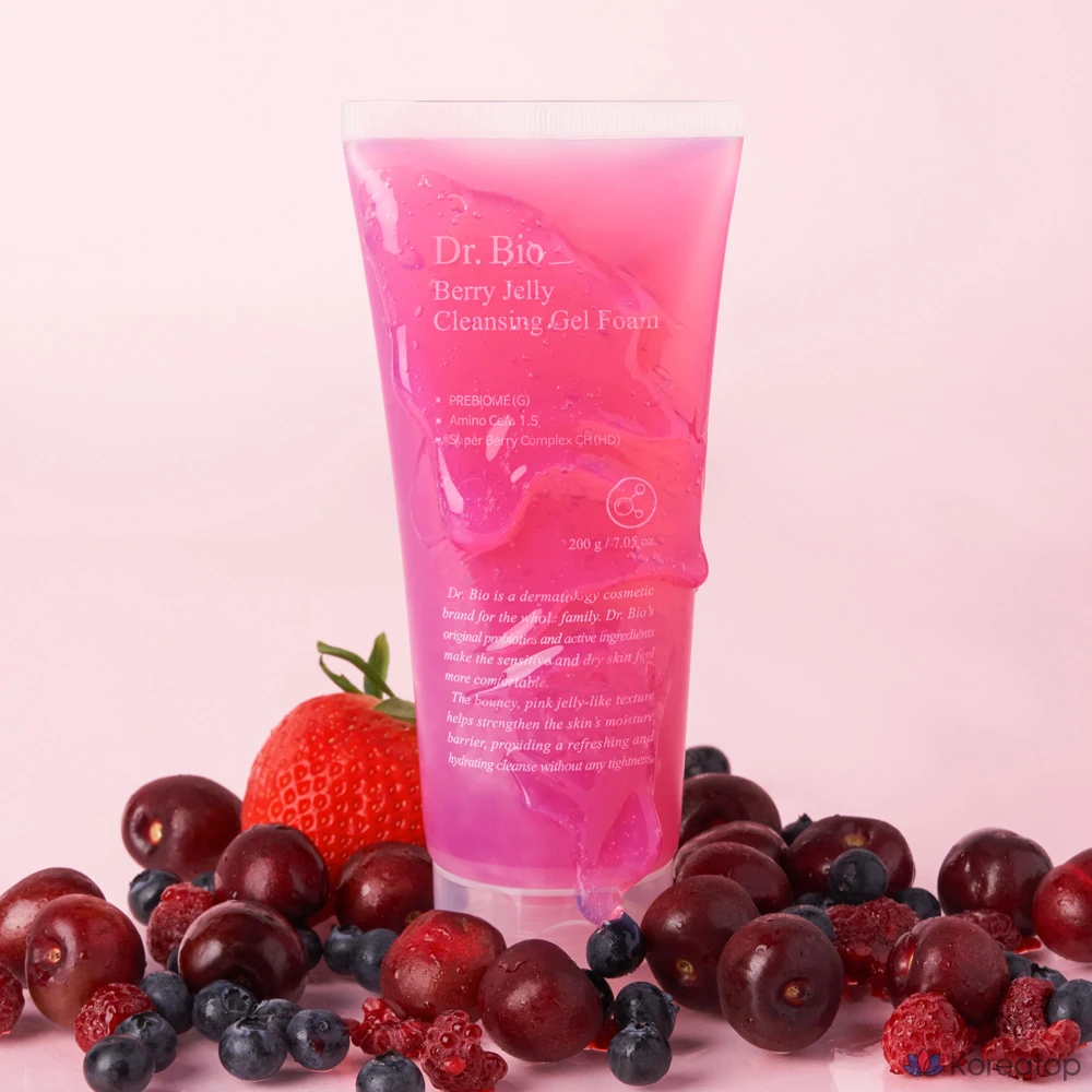 Очищающий гель-пена Dr. Bio Berry Jelly Cleansing Gel Foam, 200 г, 1 шт.