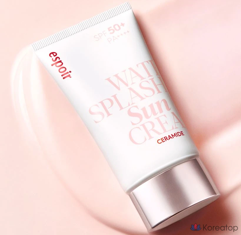 Солнцезащитный крем Espoir Water Splash Ceramide Sun Cream SPF50+ PA++++, 60 мл, 1 шт.