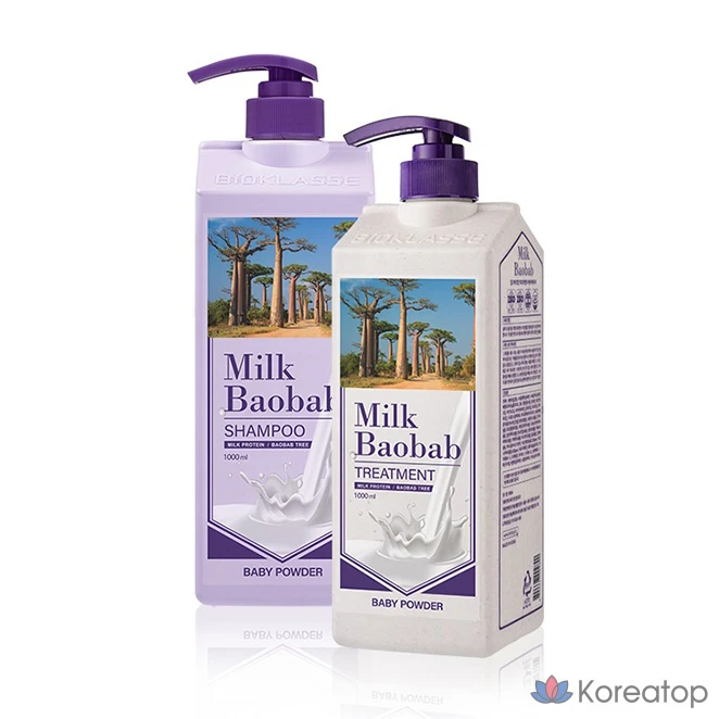 Кондиционер для волос Milk Baobab Baby Powder Hair Treatment, 1 л, 1 шт., фото 3