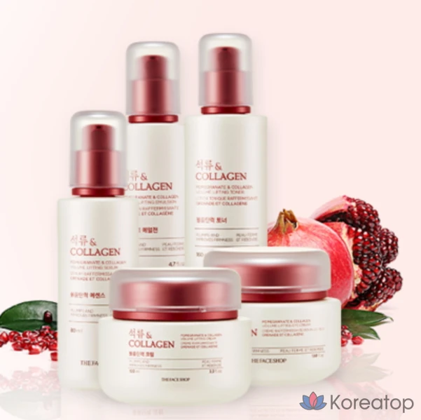 Эссенция The Face Shop Pomegranate & Collagen Volume Elastic Essence, 80 мл, 1 шт.