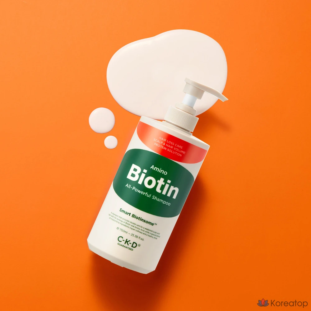 Шампунь CKD Amino Biotin All Powerful Shampoo, 750 мл, 1 шт., фото 4