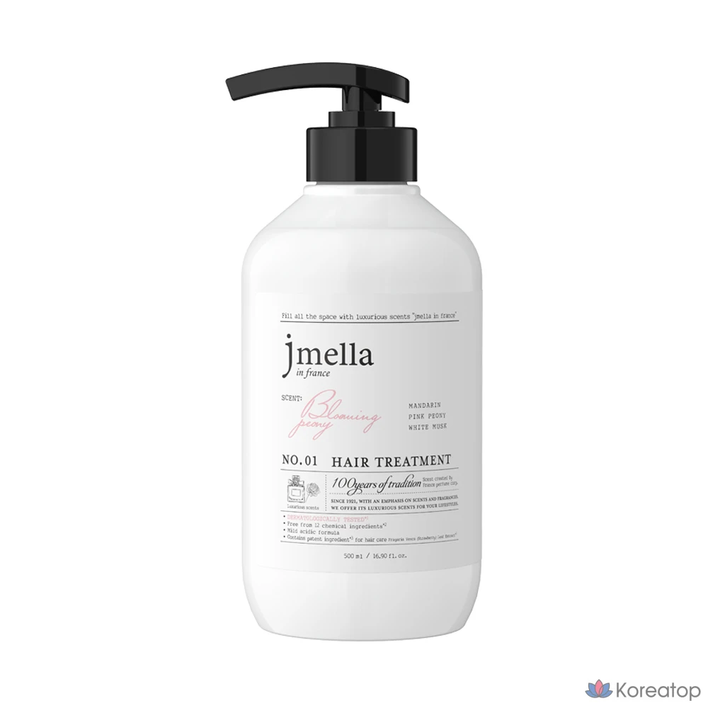 Кондиционер для волос Jmella In France Blooming Peony Hair Treatment Lovely Floral, 500 мл, 1 шт.