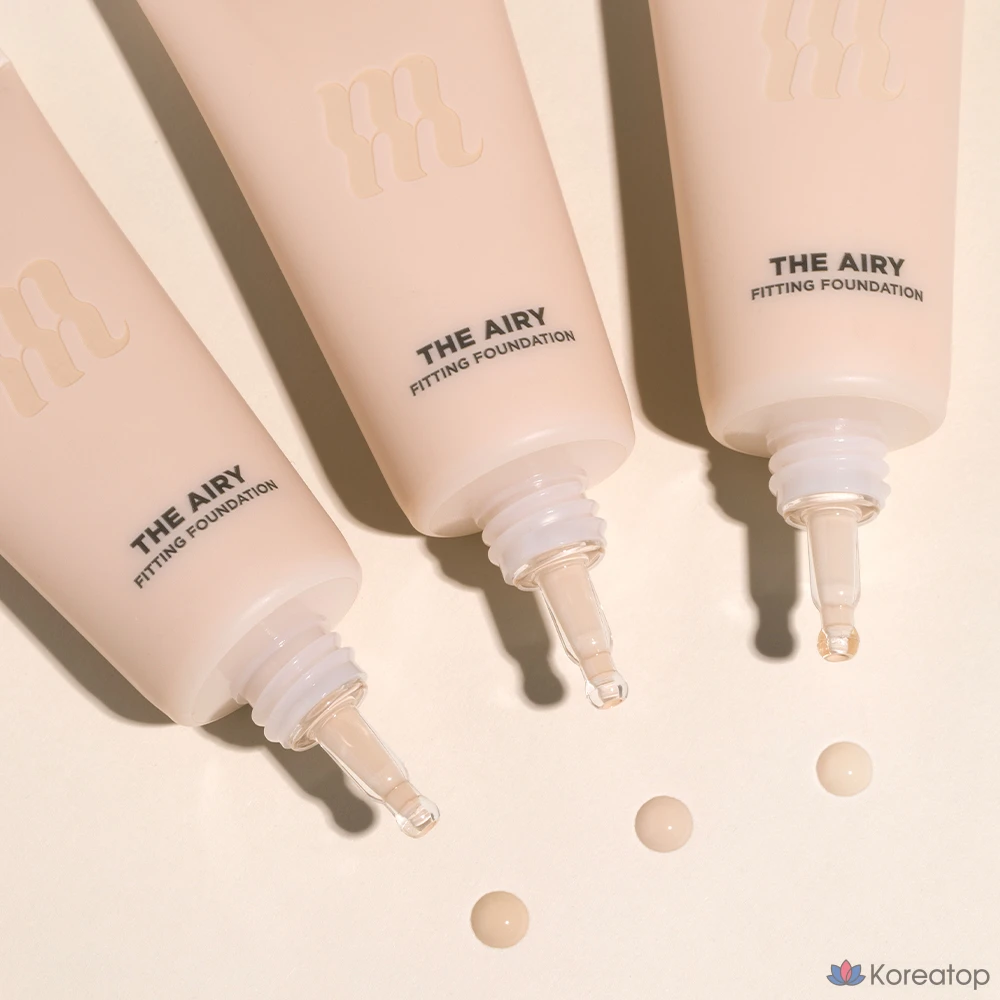 Тональная основа MERZY The Airy Fitting Foundation, оттенок AF2 Vanilla, 30 мл, 1 шт.
