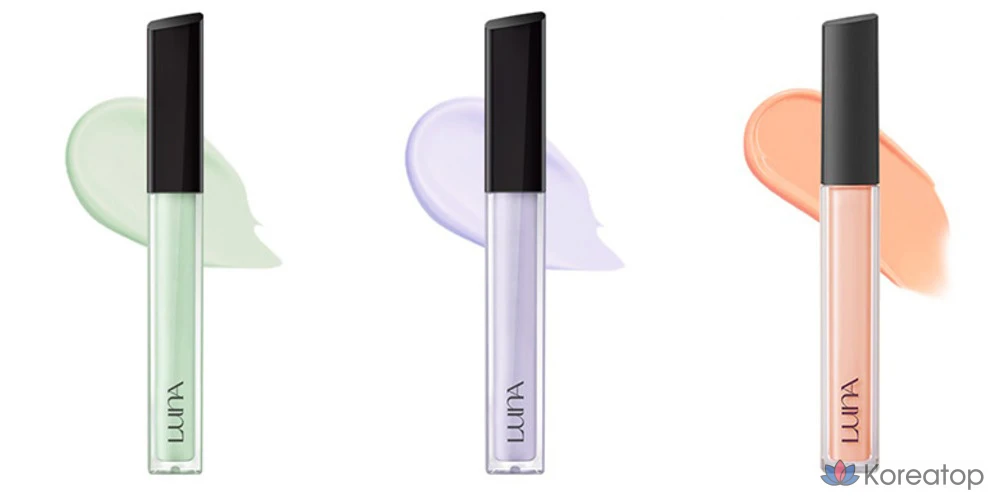 Консилер Luna Long Lasting Corrector Liquid Concealer, оттенок 1 Mint Green, 6.5 г, 1 шт., фото 7
