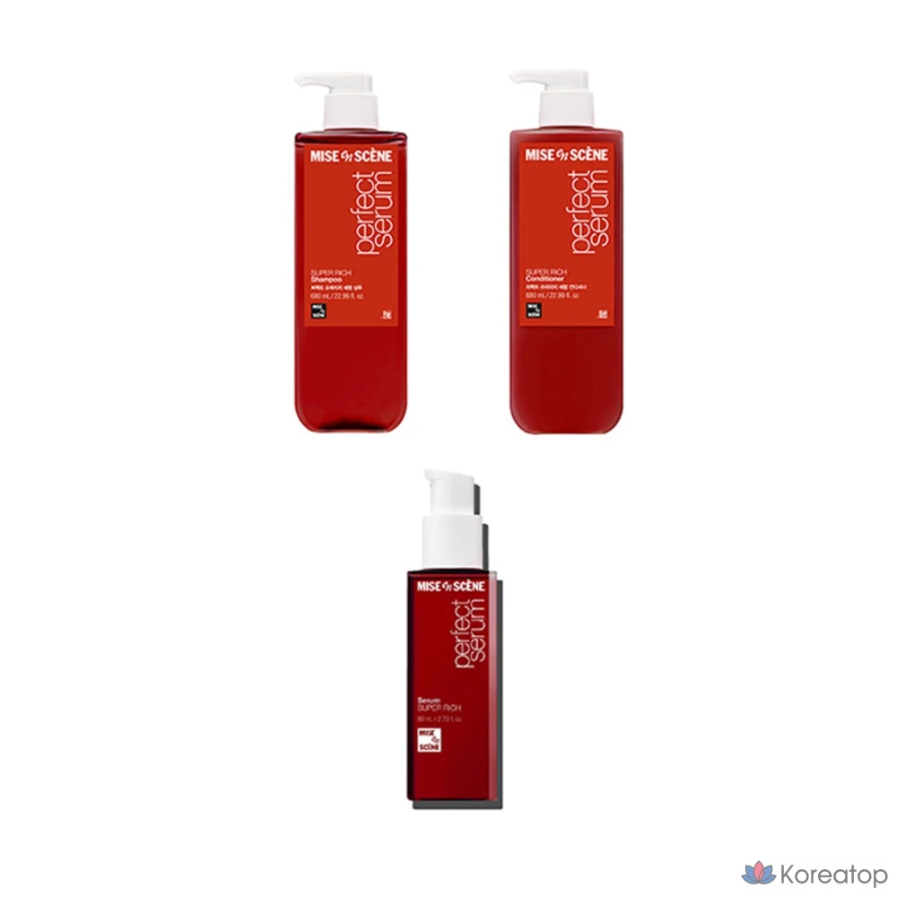 Кондиционер для волос Mise en Scene Perfect Serum Super Rich Conditioner, 680 мл, 1 шт.