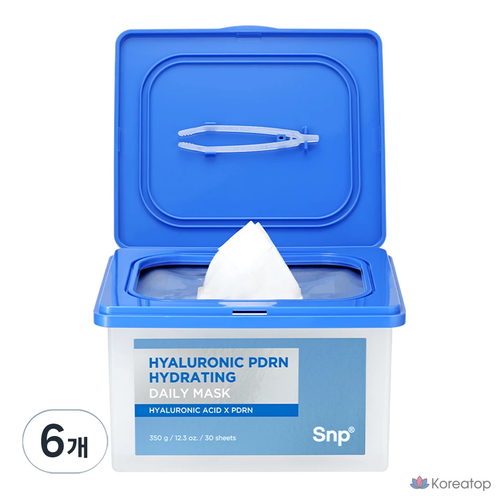Тканевая маска для лица SNP Hyaluronic Acid PDRN Moisture Daily Mask, 30 шт.