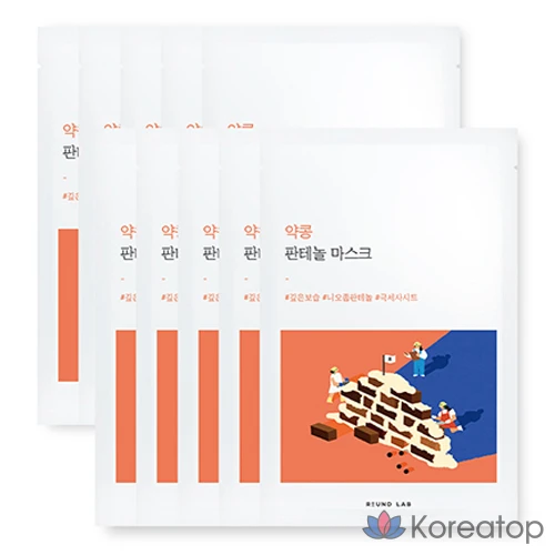 Тканевая маска для лица Round Lab Dokdo Panthenol Mask, 25 мл, 10 шт.