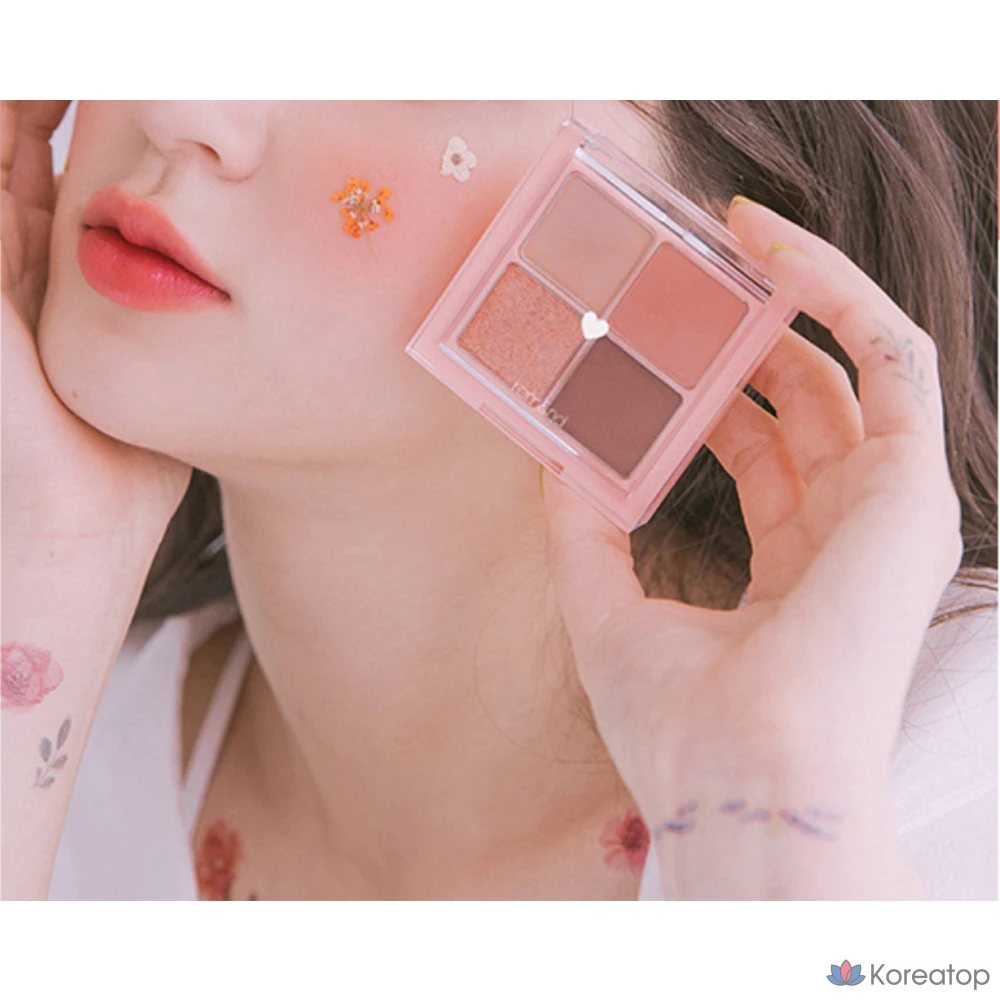 Палетка теней для век ROM&ND Better Than Eyes Palette, оттенок 01 Dried Mango Tulip, 1 шт.