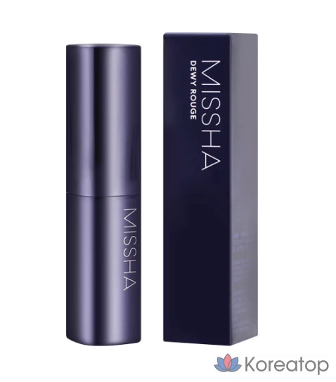 Губная помада Missha Dewy Rouge Lipstick, оттенок Mellow Peach, 1 шт., фото 4