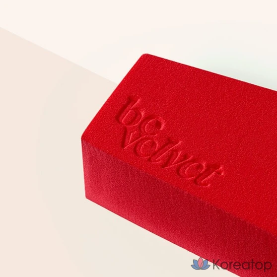 Спонж для макияжа Espoir Be Velvet Fitting Sponge, оттенок Red, 1 шт.