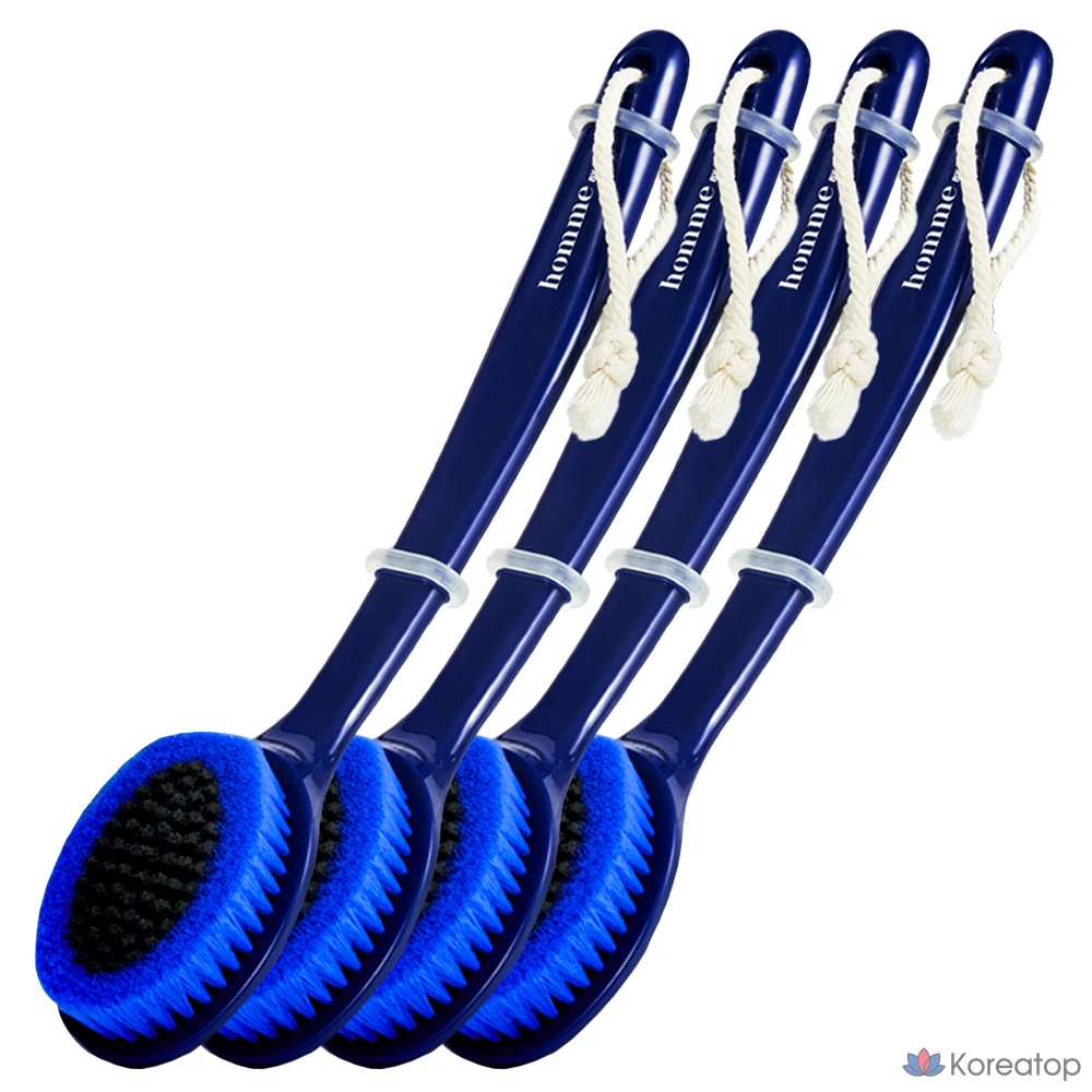 Боди-браш Akei Derma+ All-in-One Body Brush, оттенок Navy, 4 шт.